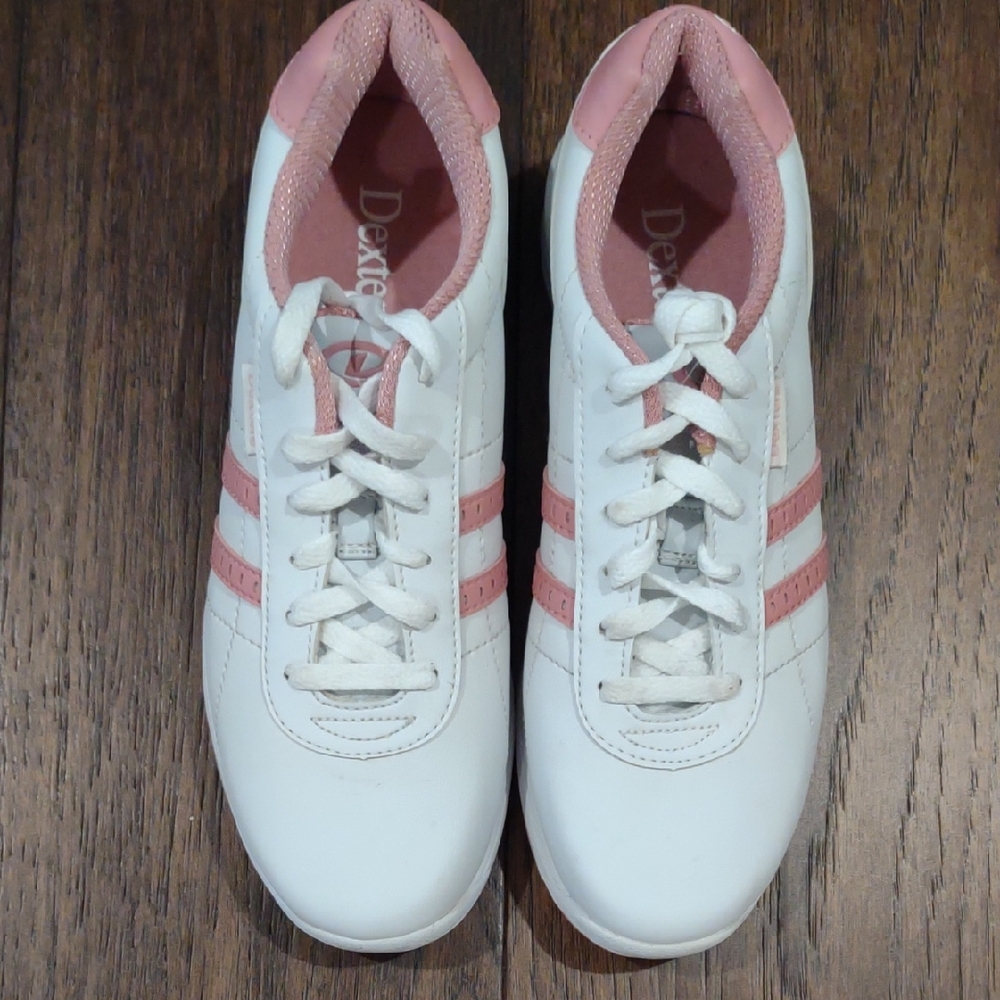 Dexter Women's Sneakers in White and Pink